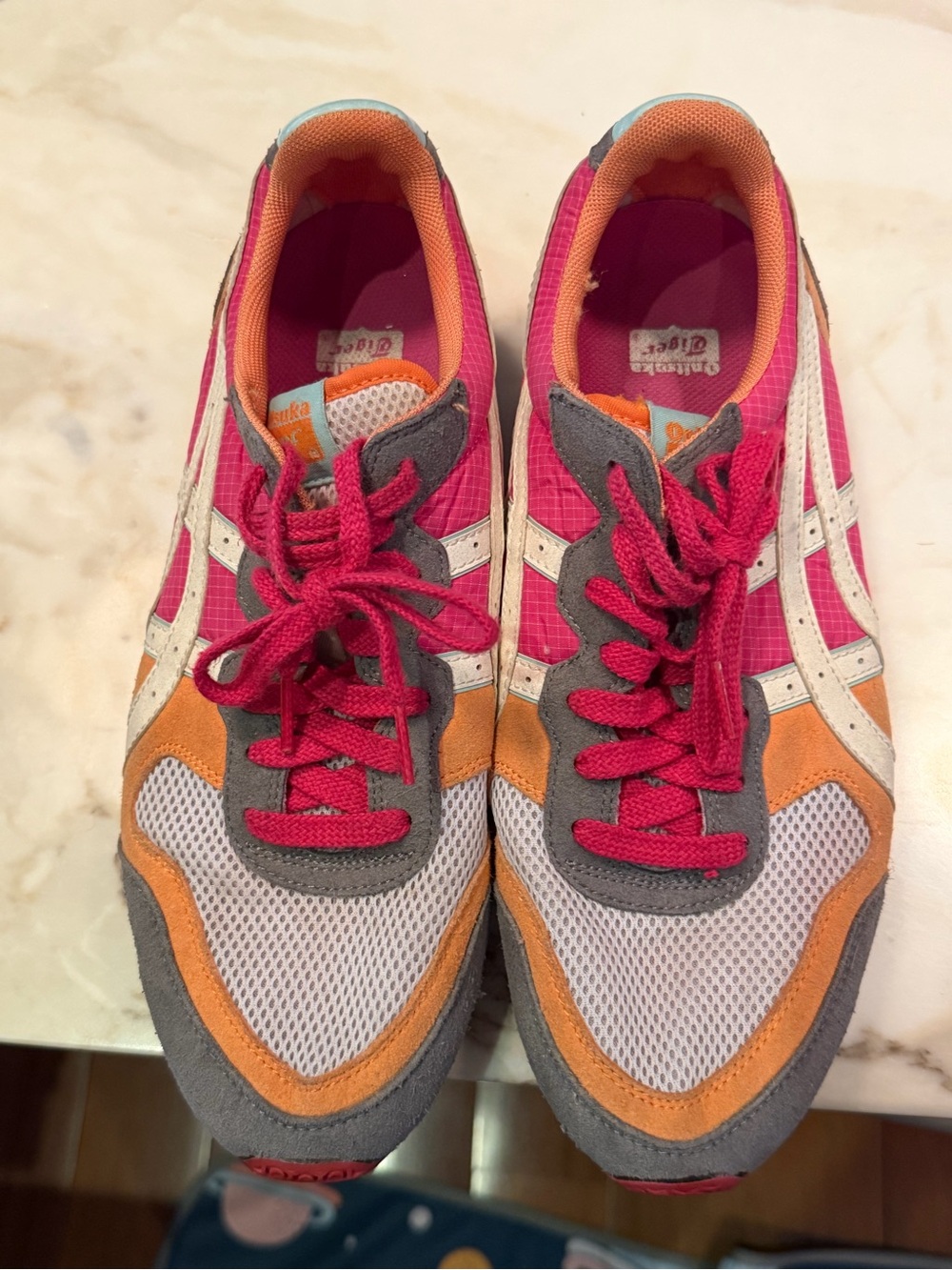 Onitsuka Tiger by Asics Women's Pink, Orange & Gray Retro Runner